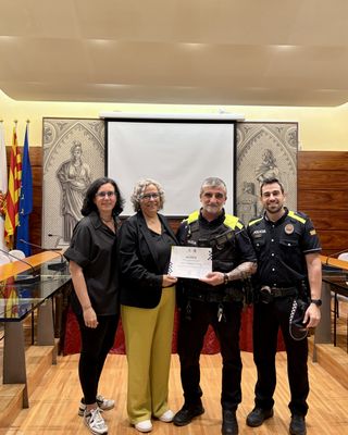 La Policia Local de Solsona recupera la seva festa amb el reconeixement a actuacions destacades dels agents