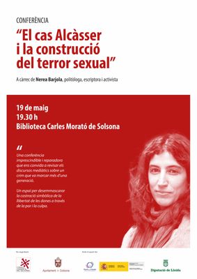La premiada politòloga Nerea Barjola analitza a Solsona la construcció del terror sexual a partir del cas Alcàsser