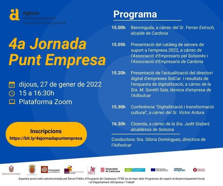 La quarta Jornada del Punt Empresa posa el focus en la digitalització