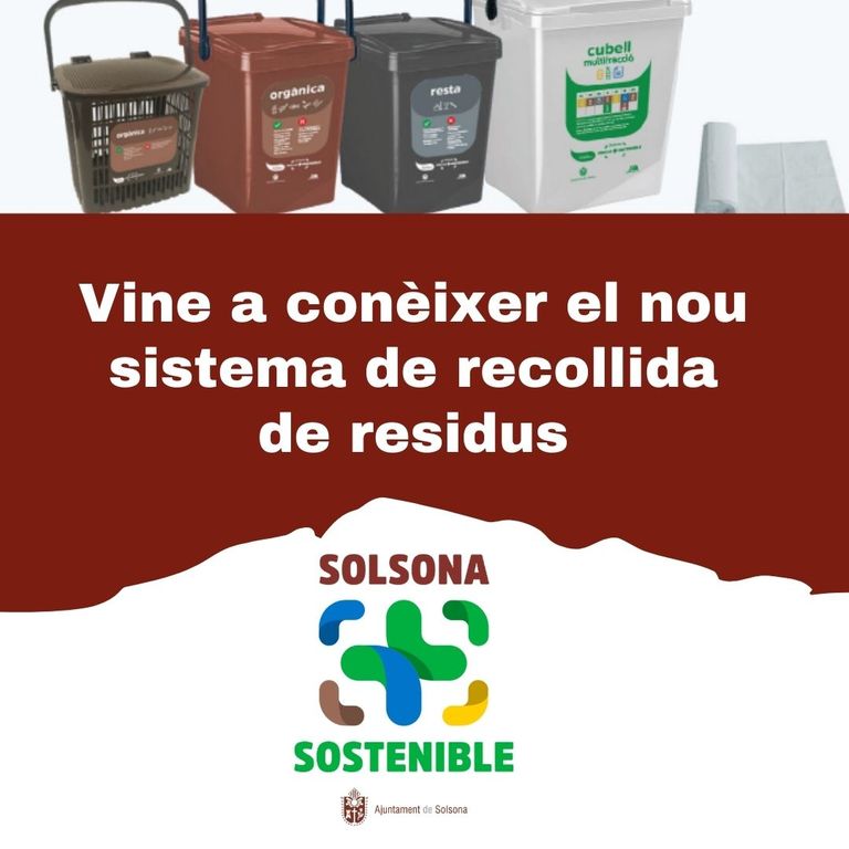 La regidoria de Medi Ambient de Solsona convoca la ciutadania i els sectors econòmics per explicar-los el funcionament de la recollida porta a porta