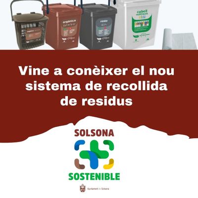 La regidoria de Medi Ambient de Solsona convoca la ciutadania i els sectors econòmics per explicar-los el funcionament de la recollida porta a porta
