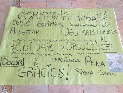 (AUTORIA: Servei d'Acompanyament al Dol) Un equip de professionals ha treballat amb els usuaris durant el març
