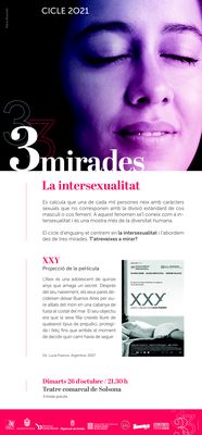 La segona edició del cicle ‘3 mirades’ se centra en la intersexualitat