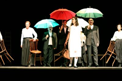 (AUTORIA: A. Albareda) Escena de 'La nostra ciutat', el setembre passat al Teatre Comarcal
