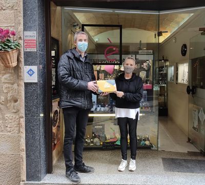Montaner i Cespedosa, en el lliurament del premi
