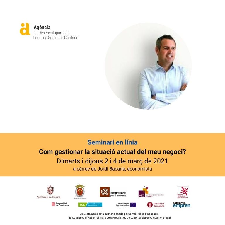 Nou seminari en línia sobre la gestió de la situació actual del negoci
