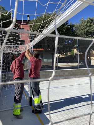Obre portes una nova pista esportiva al barri Torregassa de Solsona 