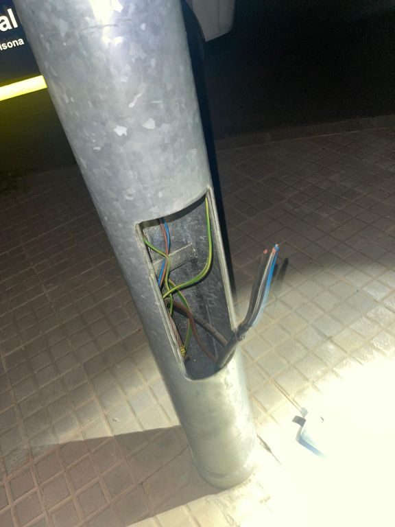 Onada de robatoris de cable en fanals de Solsona