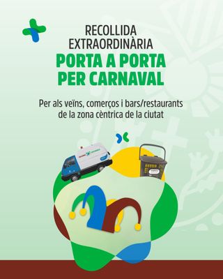 Per Carnaval Solsona repeteix el sistema de recollida de residus i neteja viària de l’any passat