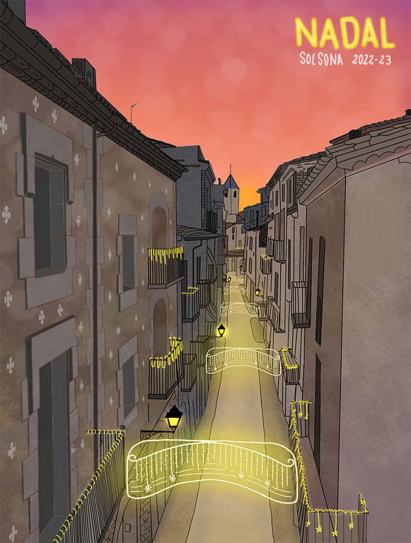 Publicada en format digital l’agenda de Nadal de Solsona amb una portada de Sofiya Kulyk  