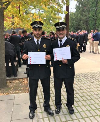 Reconeixement a dos policies de Solsona per la detenció en un intent d’homicidi