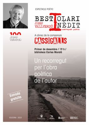 Cartell de l'última cita de l'Any Vallverdú a Solsona