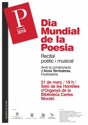 Solsona alia cultura, petit comerç i alumnes durant el Mes de la Poesia   