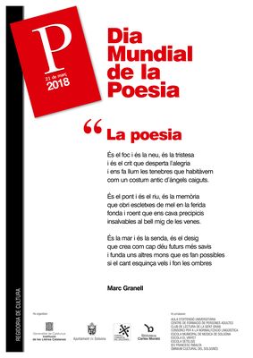 Solsona alia cultura, petit comerç i alumnes durant el Mes de la Poesia   