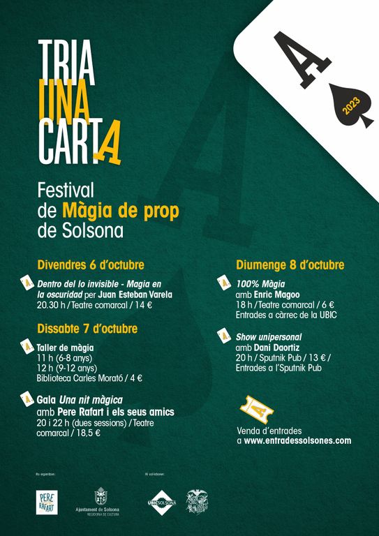Solsona aposta per la màgia de prop amb un nou festival de tardor dirigit per Pere Rafart 