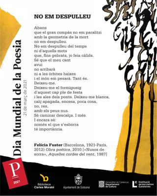 Solsona celebra el Dia Mundial de la Poesia amb un concert familiar a càrrec de la companyia de Toni Xuclà