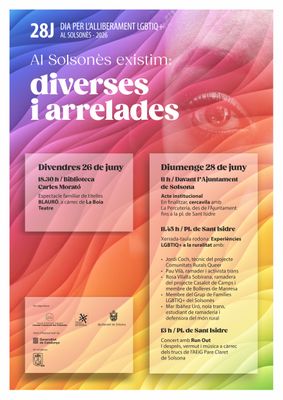 Solsona commemora el 28J amb activitats per reivindicar la diversitat a la ruralitat