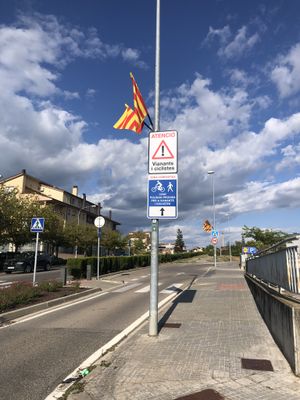 L'itinerari segueix un antic vial de l'inventari de camins 