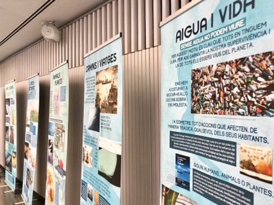 Solsona estrena la itinerància a les comarques de Lleida de l’exposició “Aigua”