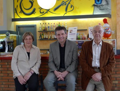 Villaró, Rodríguez i Pons, en la presentació del programa als mitjans de comunicació