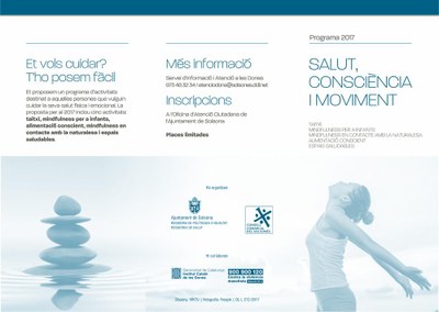 Solsona introdueix novetats al programa ‘Salut, consciència i moviment’, obert a tothom