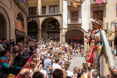 (ARXIU. Foto de Kàtia Prat) Danses del Corpus de l’any passat  