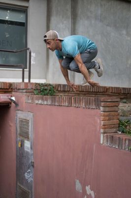 Gil Grifols és l’entrenador especialista en parkour que conduirà l’activitat 