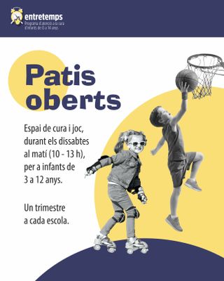 Cada trimestre s'obriran les instal·lacions d'una escola diferent