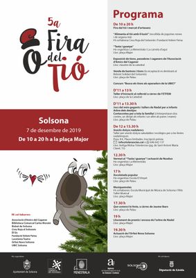 Solsona vol atraure el públic familiar amb la 5a Fira del Tió el 7 de desembre