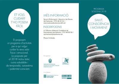 Un taller de paternitat conscient és la principal novetat del programa ‘Salut, consciència i moviment’ de Solsona