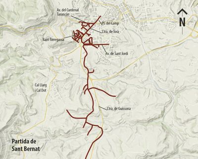Una avaria a la plaça del Camp obliga a tallar l’aigua dilluns al matí a bona part del sector sud de Solsona