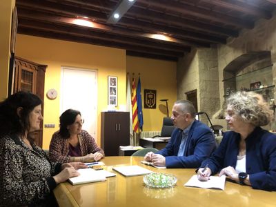 Visita de representants del Consell de Treball, Econòmic i Social de Catalunya a l’Ajuntament de Solsona  