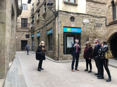 Visita institucional de la consellera de Cultura, Àngels Ponsa