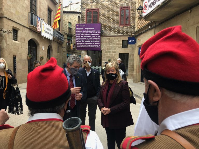 Visita institucional de la consellera de Cultura, Àngels Ponsa