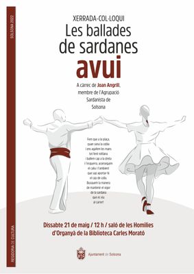 Xerrada-col·loqui a Solsona sobre el present i el futur de les ballades de sardanes  